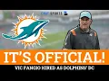OFFICIAL Miami Dolphins Hire Vic Fangio As Next Defensive Coordinator Full Details Reaction