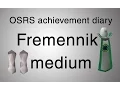 OSRS Fremennik medium diary guide