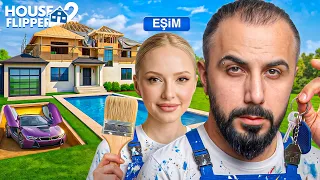 YENİ EVİMİZE TADİLAT YAPTIK! | HOUSE FLIPPER 2