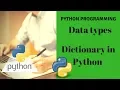 Python Programming - Dictionary in Python Hindi Urdu 3