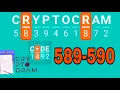 CRYPTOGRAM Word Logic Puzzles level 589 590