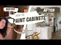 How to Paint Your Kitchen Cabinets - DIY Process for PROFESSIONAL results