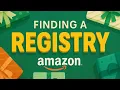 How to Find a Registry on Amazon