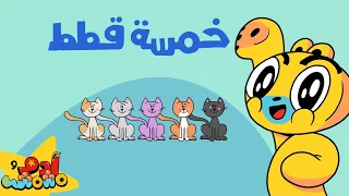 العد حتى   مع القطط      آدم ومشمش دندنها