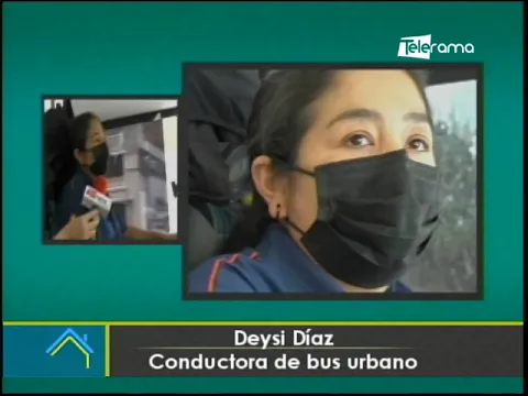 Deysi Díaz al volante Primera mujer en conducir un bus urbano de Cuenca