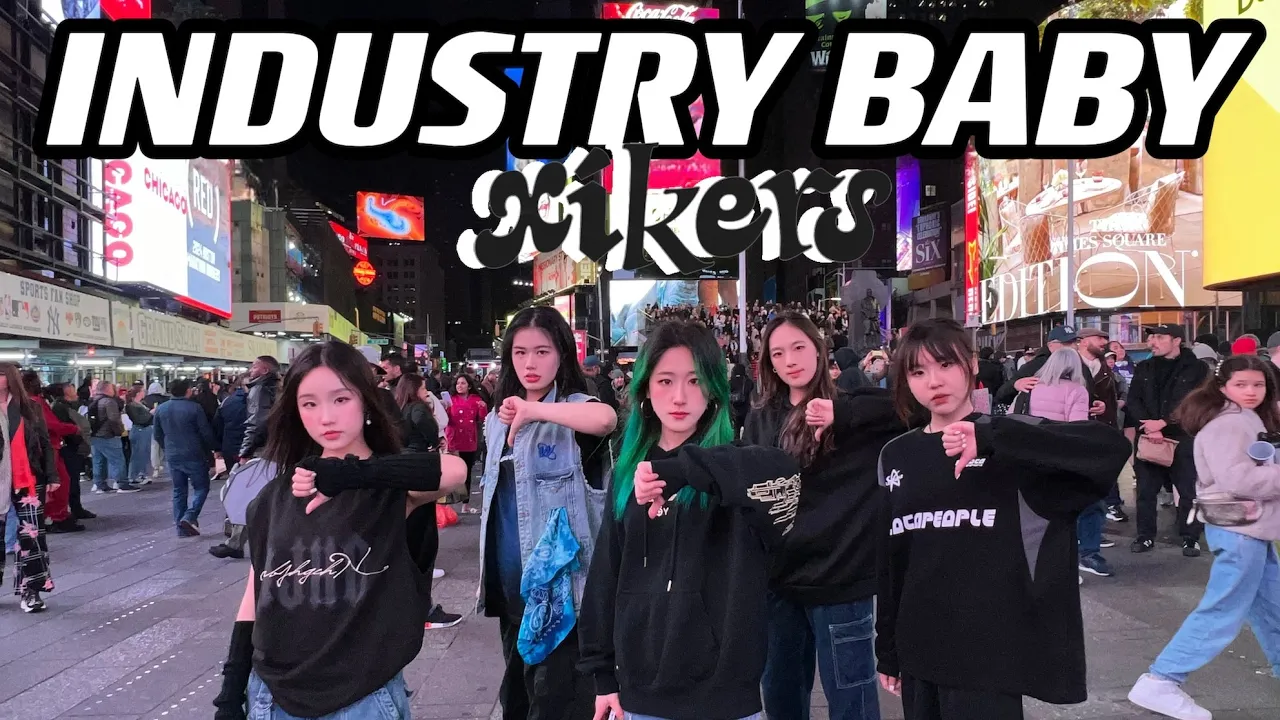 [KPOP IN PUBLIC NYC] xikers(싸이커스) 'INDUSTRY BABY' Dance cover in Times Square