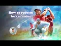 PGA Tour 2K25 - How to redeem a locker code