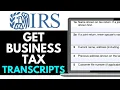 How to Get Business Tax Transcripts Online From IRS 2025 FULL TUTORIAL