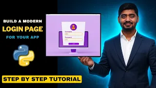 Create a Modern Login Page in Python using CustomTkinter GUI Tutorial for Beginners