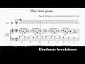Tigran Hamasyan – War Time Poem | Rhythmic Breakdown & Transcription