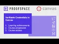 Verifiable Credentials in Canvas