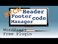 HFCM Header Footer Code Manager