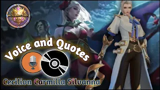 Download Mobile Legends NEW HEROES SILVANNA, CARMILLA and CECILION | Voice Over and Quotations MP3