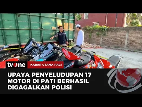 Polisi Gagalkan Penyelundupan 17 Motor Bodong di Pati