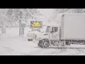 California Winter Storm Travelers deal with weather road conditions in the sierra
