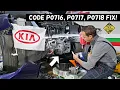 KIA CODE P0716 P0717 P0718 INPUT SPEED SENSOR ENGINE LIGHT ON