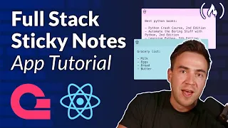 Fullstack Drag Drop Notes App with React