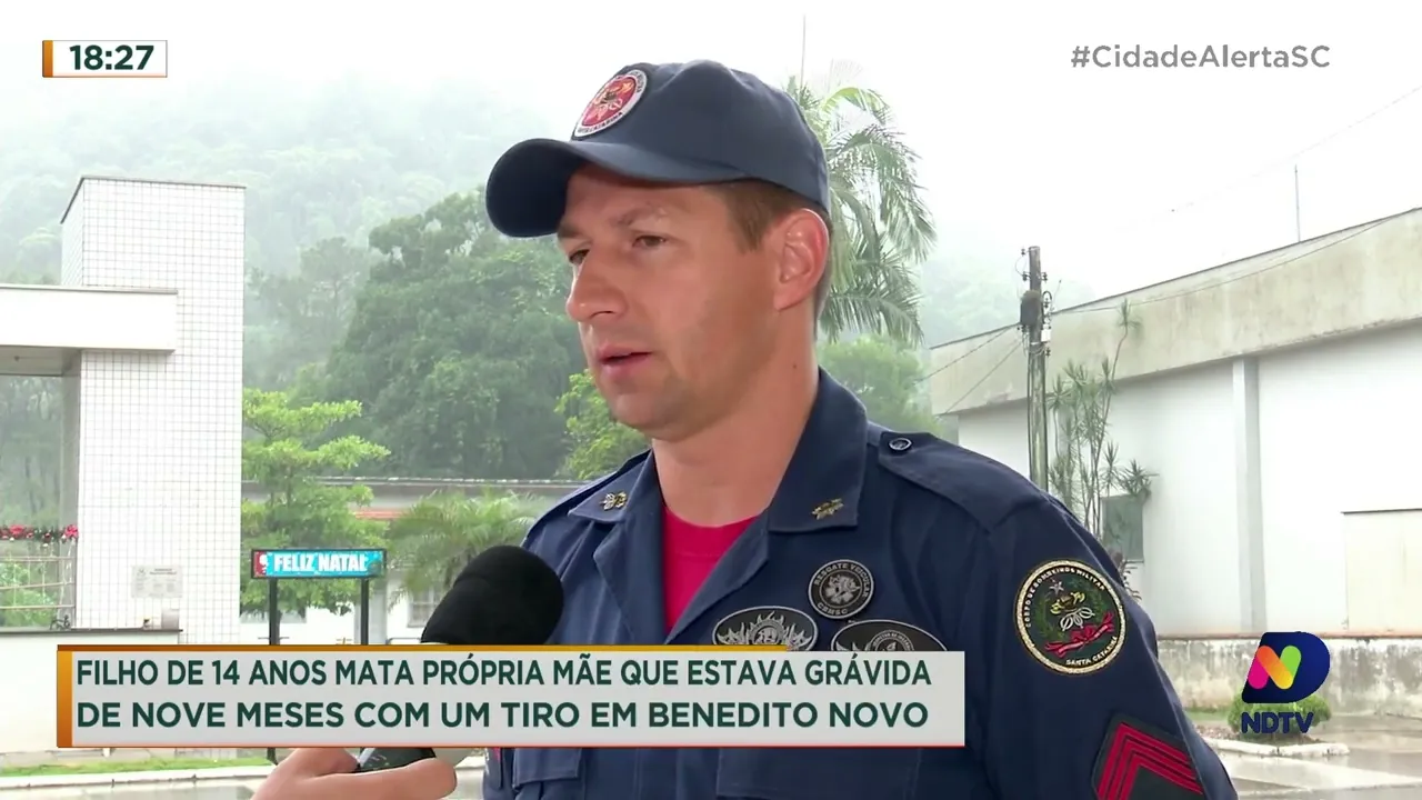 Filho de 14 anos mata própria mãe que estava grávida de nove meses com um tiro em Benedito Novo