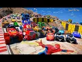 Download Lagu NEW Disney Pixar Cars Unboxing Review | Lightning McQueen Police Jacskon Storm High Impact \u0026 Friends