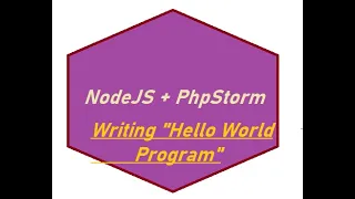 How to Write Node js Program in PhpStorm
