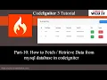 Codeigniter 3 Tutorial Part-10 How to data from database using model in codeigniter