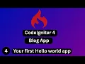 CodeIgniter 4 Hello World Tutorial Get Started with CI4