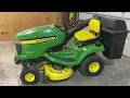 For Sale John Deere X300 42 Lawn Tractor With Bagger