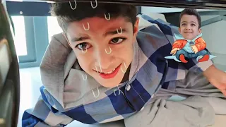 الأخ الكبير ضد الأخ الصغير المدلل مع يزن ورؤوف ياحرام شوفو شوعمل رؤوف فيهم  زين وألفت سمعها