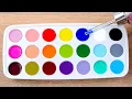 Download Lagu How to Create 16 New Colors from 3 Primary Colors | Satisfying Color Mixing