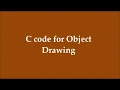 Computer Graphics 1 8 C Code for Object Drawing part-1