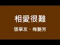 張學友 Jacky Cheung & 梅艷芳 Anita Mui ─ 相愛很難【歌詞】