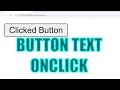 Changing Button Text Onclick JavaScript