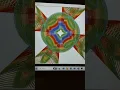 Beautiful Circle Star Flower using Turtle Graphics in PythonDesign