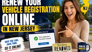 How to renew your vehicle registration online in New Jersey