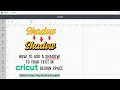 How To Create A Shadow To A Font In Cricut Design Space using the Offset and Slice Tool