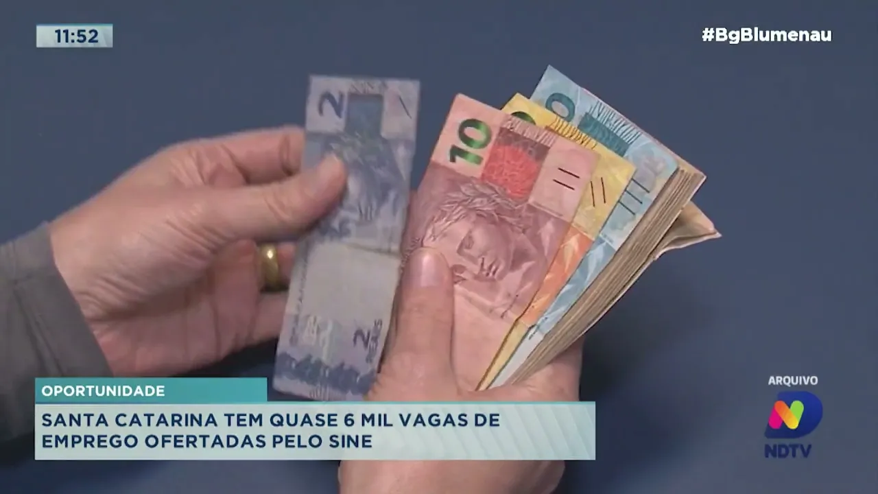 Santa Catarina tem quase 6 mil vagas de emprego ofertadas pelo sine
