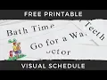 Free Printable Visual Schedule for Kids