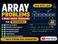 6 MUST-KNOW ARRAY PROBLEMS IN JAVA DSA FOR BEGINNERS