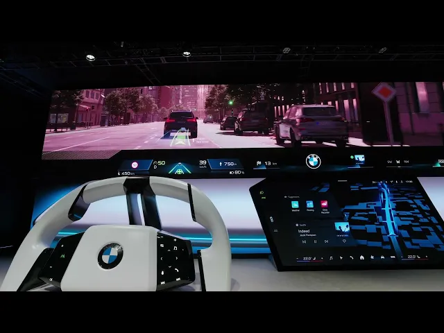 BMW Panoramic iDrive show stage: Automated Driving Impressions