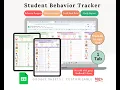 Student Behavior Tracking Spreadsheet