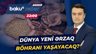 Dünyada ərzaq qiymətləri rekord həddə yüksəlir | Genişmiqyaslı aclıq təhlükəsi - Baku TV CANLI