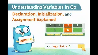 Golang Tutorial - 4 Variables Explained Declaration vs Initialization vs Assignment