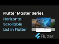 How to create Horizontal ListView in Flutter App Scrollable ListView in Flutter