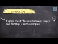 Difference between map and flatMap Java Interview