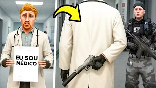 Jogando como MÉDICO ASSASSINO de ALUGUEL! (GTA 5 rp)