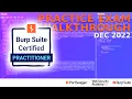 Burp Suite Certified Practitioner Practice Exam Walkthrough December 2022