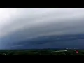 Massive Shelf Cloud Moving In Northwest Indiana 4K Drone Footage