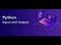 Lec-6 Standard Input and Output in python
