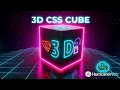 Create a 3D Rotating Cube with HTML CSS CSS Animation Tutorial