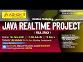 Java Real-time Project Fullstack Development By Mr Ashok Session - 07 Ashok IT